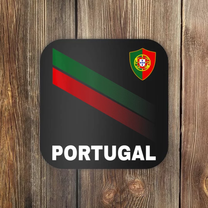 Soccer Portugal Flag For Soccer Lover Coaster