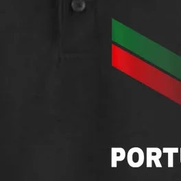 Soccer Portugal Flag For Soccer Lover Dry Zone Grid Performance Polo