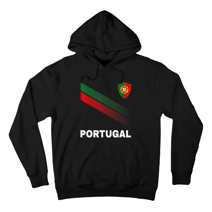 Soccer Portugal Flag For Soccer Lover Tall Hoodie