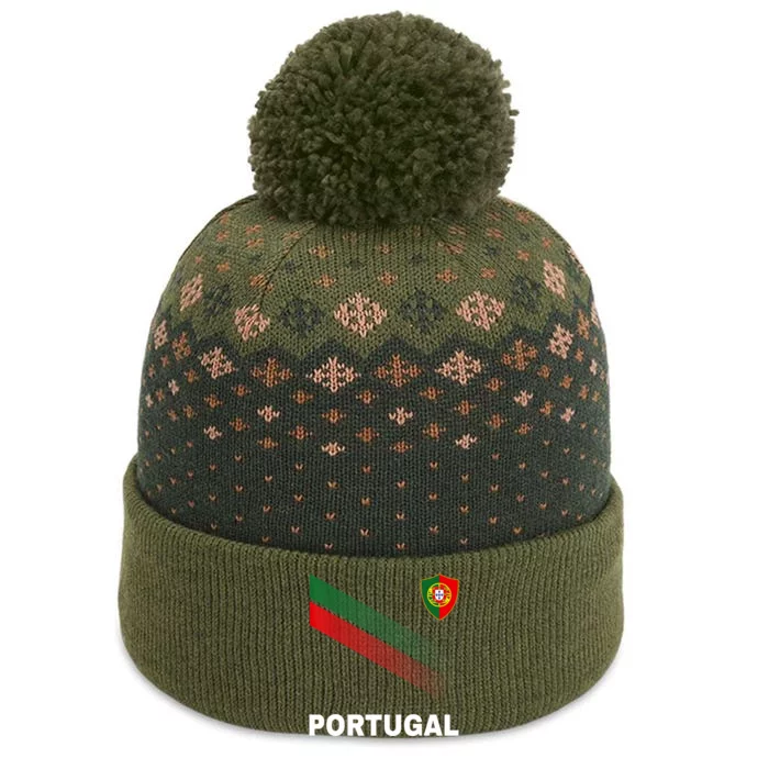 Soccer Portugal Flag For Soccer Lover The Baniff Cuffed Pom Beanie