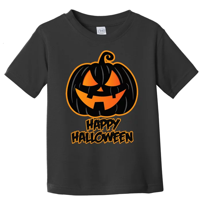 Spooky Pumpkin Fun for Halloween Toddler T-Shirt