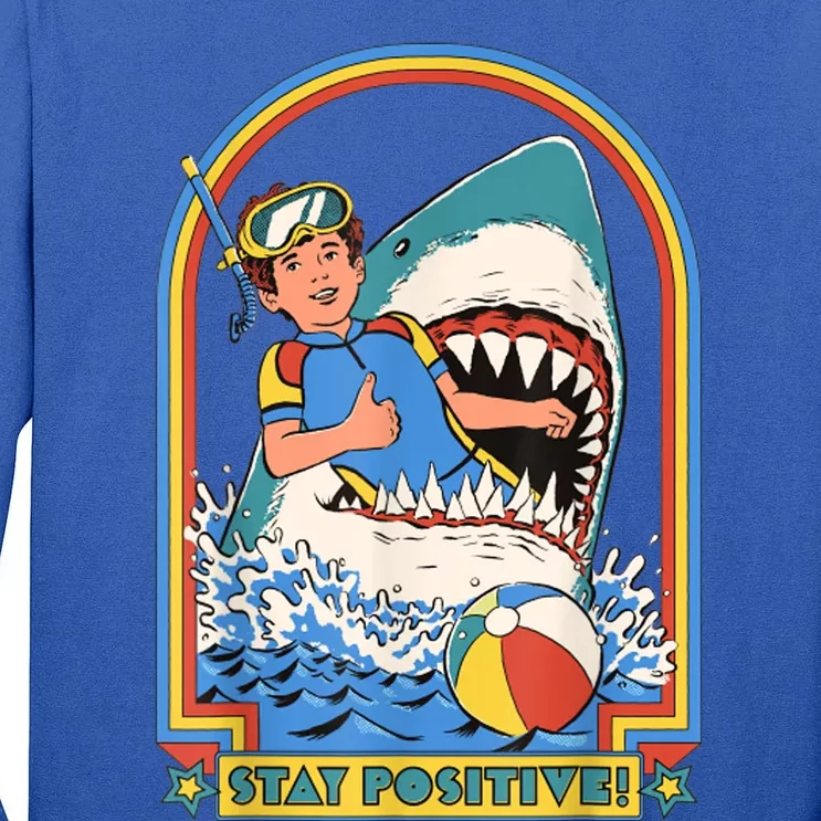 Stay Positive Funny Illustrations Tall Long Sleeve T-Shirt