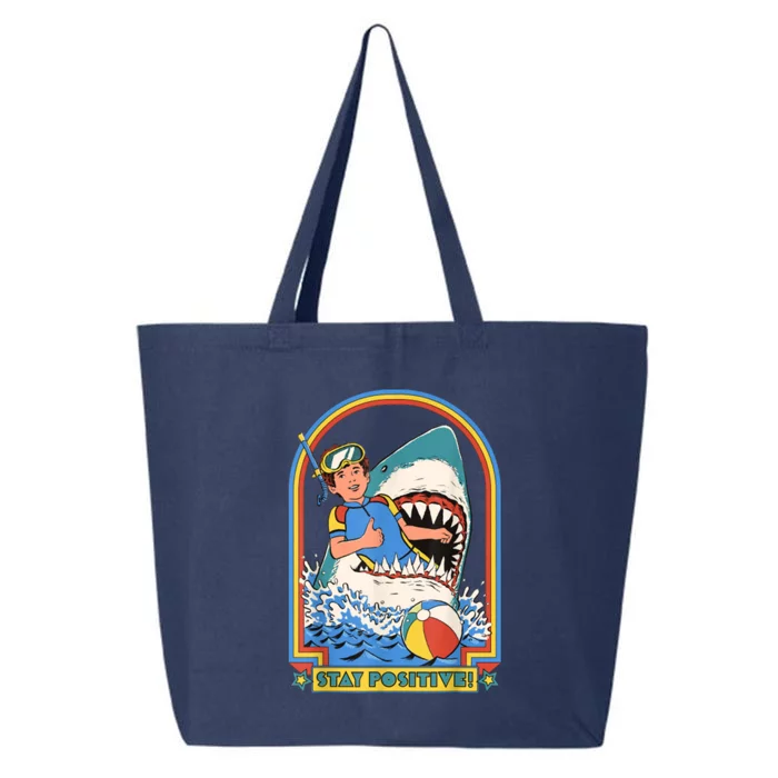 Stay Positive Funny Illustrations 25L Jumbo Tote