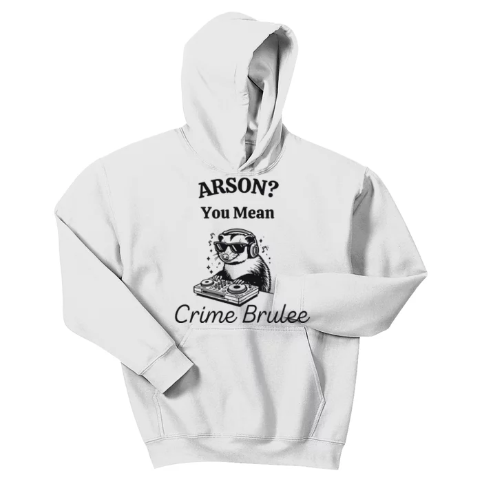 Sarcastic Possum Funny Snarky Kids Hoodie