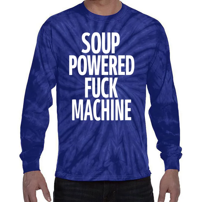 SOUP POWERED FUCK MACHINE Tie-Dye Long Sleeve Shirt