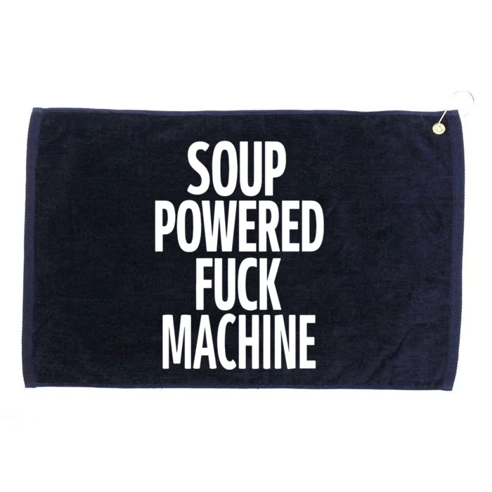 SOUP POWERED FUCK MACHINE Grommeted Golf Towel