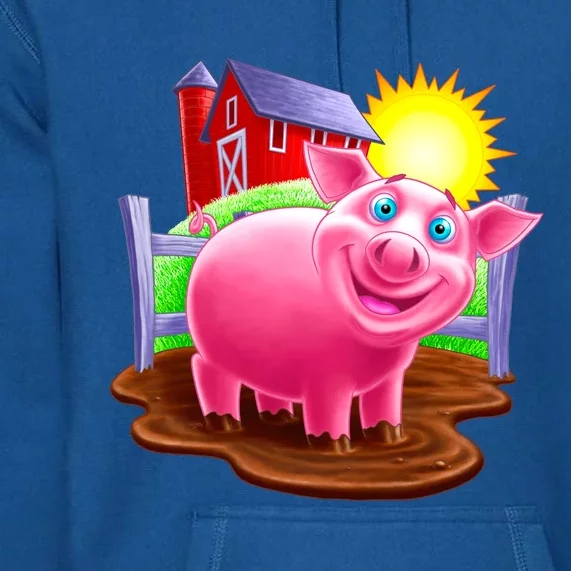 Smiling Pig Farm Premium Hoodie