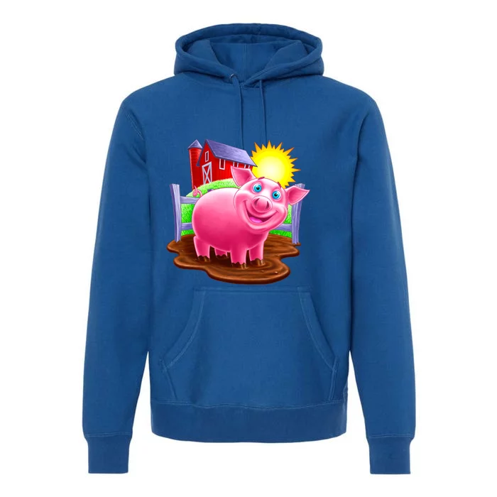 Smiling Pig Farm Premium Hoodie