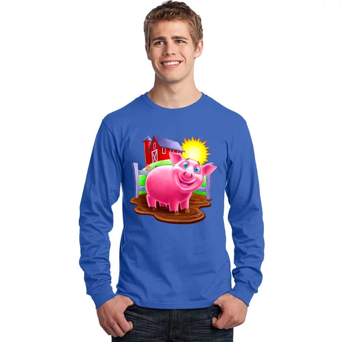 Smiling Pig Farm Tall Long Sleeve T-Shirt