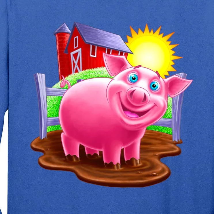 Smiling Pig Farm Tall Long Sleeve T-Shirt