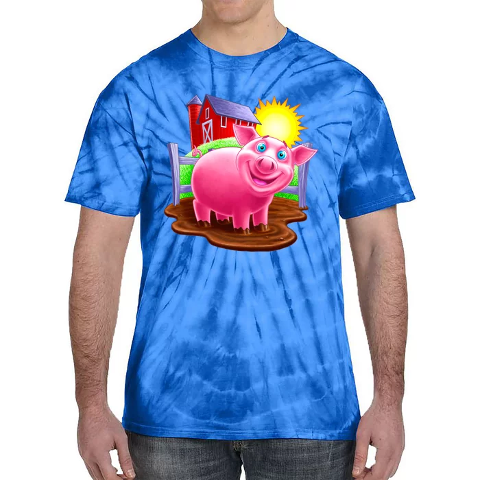 Smiling Pig Farm Tie-Dye T-Shirt