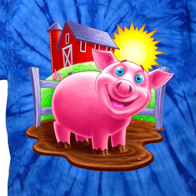 Smiling Pig Farm Tie-Dye T-Shirt