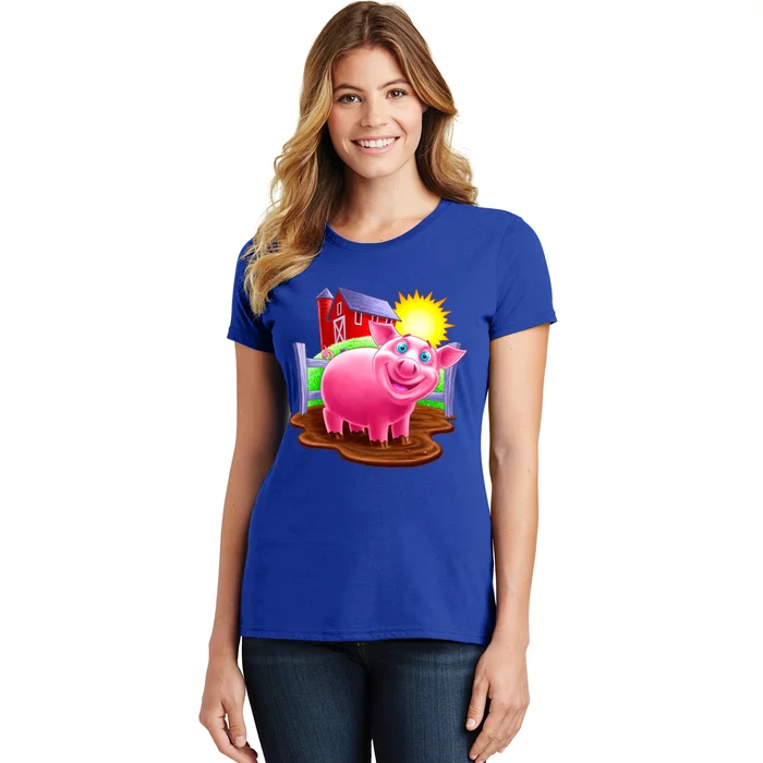 Smiling Pig Farm Women's T-Shirt