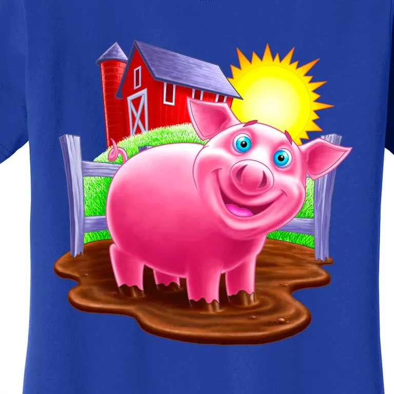 Smiling Pig Farm Women's T-Shirt