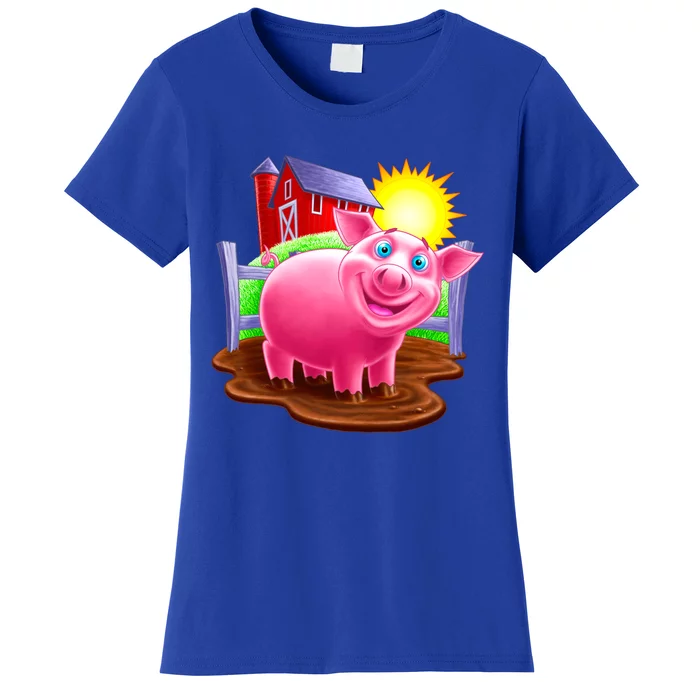 Smiling Pig Farm Women's T-Shirt