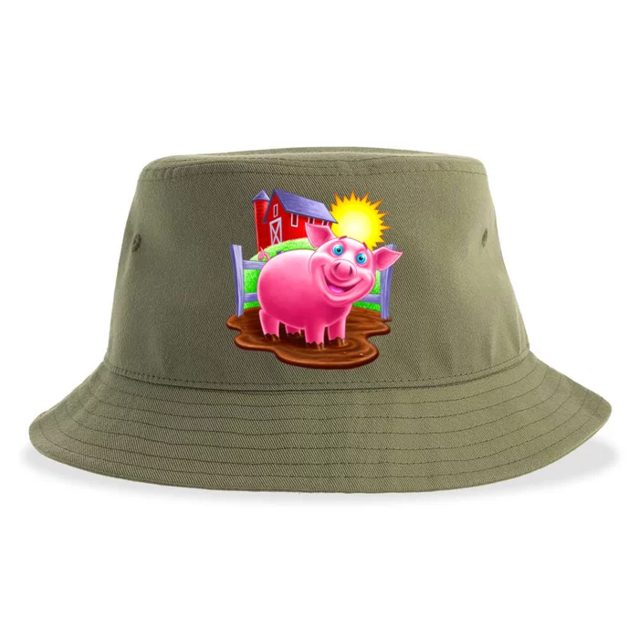 Smiling Pig Farm Sustainable Bucket Hat