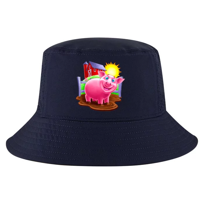 Smiling Pig Farm Cool Comfort Performance Bucket Hat