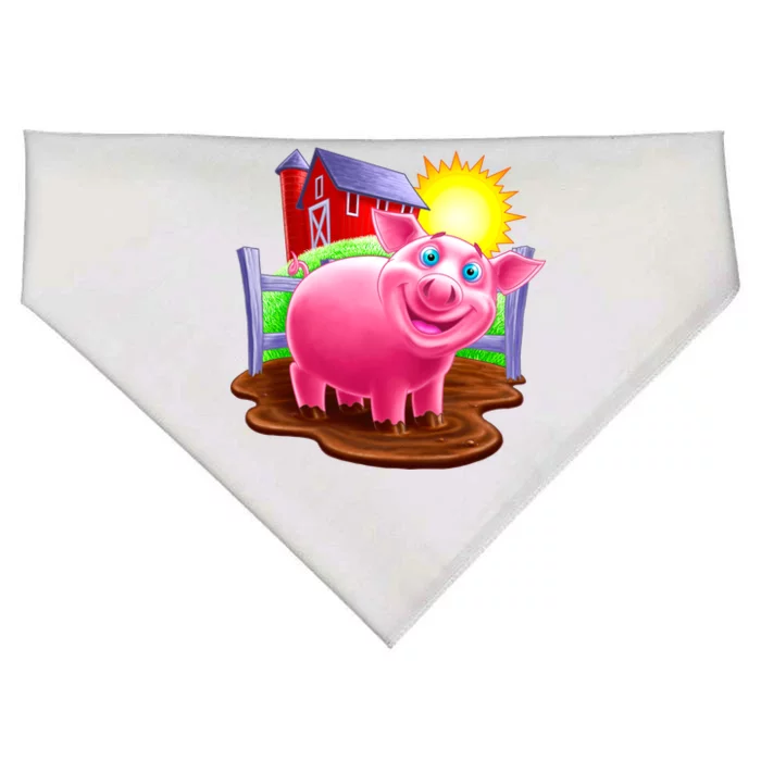 Smiling Pig Farm USA-Made Doggie Bandana