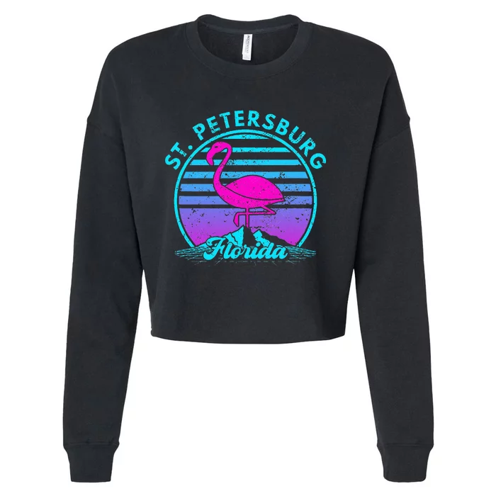 Saint Petersburg Florida Cropped Pullover Crew