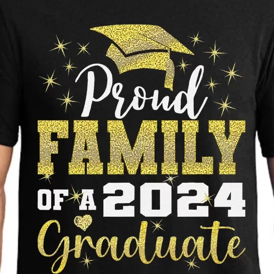 Super Proud Family Of 2024 Graduate Awesome Family College Pajama Set