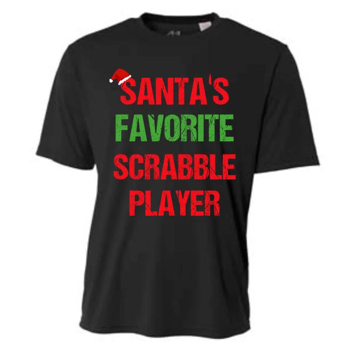 Scrabble Player Funny Pajama Christmas Gift Cooling Performance Crew T-Shirt