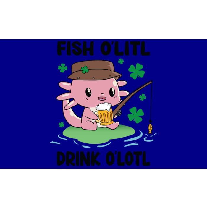 St Patricks Fish O'litl O'lotl Axolotl Fishing Funny Cute Gift Bumper Sticker