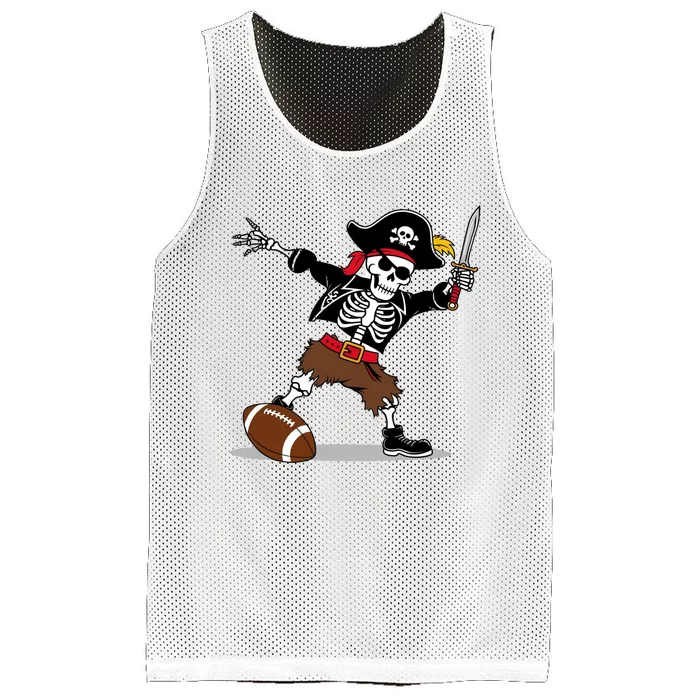 Skeleton Pirate Football Halloween Costume Design Mesh Reversible Basketball Jersey Tank