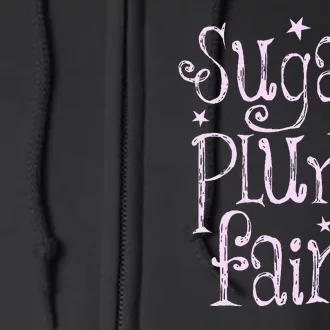 Sugar Plum Fairy Cute Christmas Full Zip Hoodie