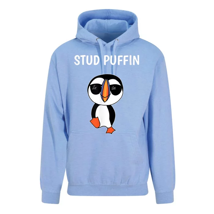 Stud Puffin Funny Bird Unisex Surf Hoodie