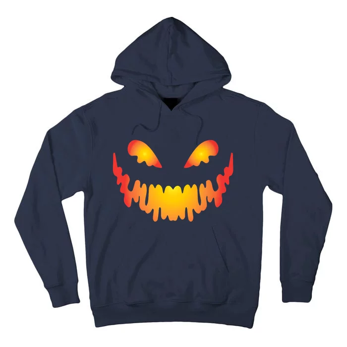 Scary Pumpkin Face Halloween Costume Premium Tall Hoodie