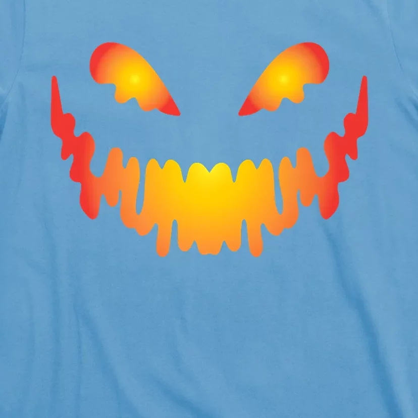 Scary Pumpkin Face Halloween Costume Premium T-Shirt