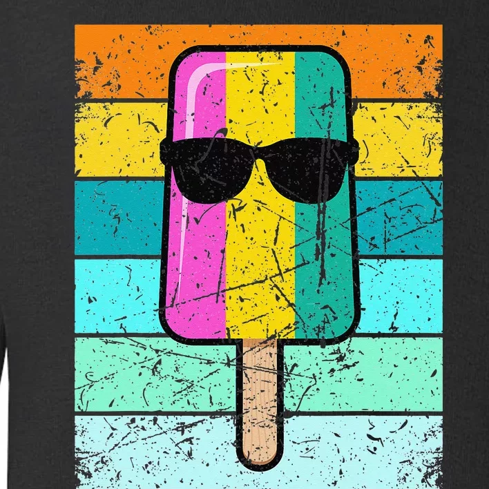 Summer Popsicle Funny Ice Cream Beach Pool Party Toddler Sweatshirt