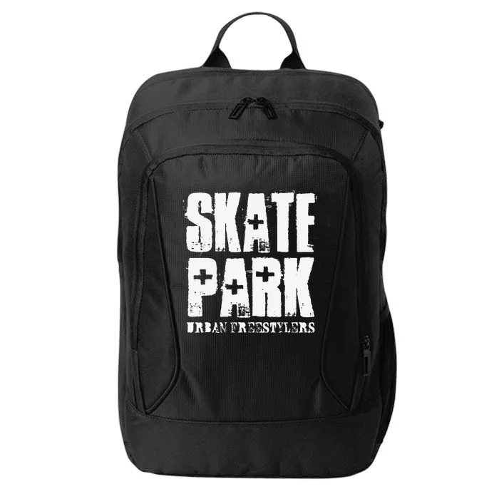 Skate Park Freestyle Skateboard Skater Gifts City Backpack