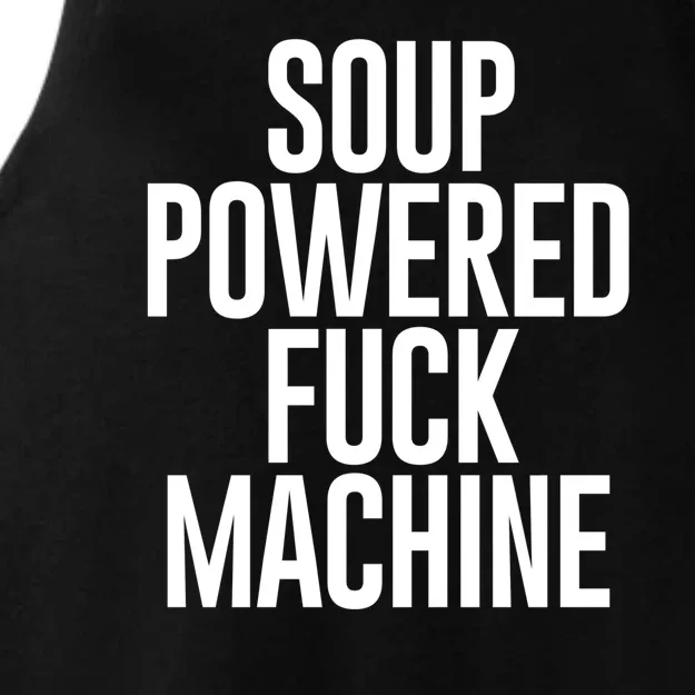 Soup Powered Fck Machine Ladies Tri-Blend Wicking Tank