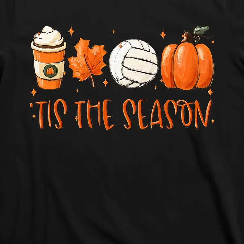 Seasonal Pumpkin Fall Thanksgiving Volleyball Mug T-Shirt