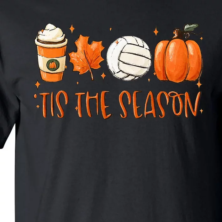 Seasonal Pumpkin Fall Thanksgiving Volleyball Mug Tall T-Shirt