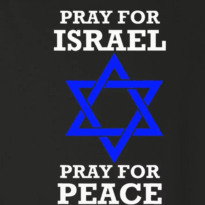 support Pray For Israel Peace Toddler Long Sleeve Shirt