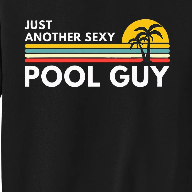 Sexy Pool Guy Palm Tree Sweatshirt