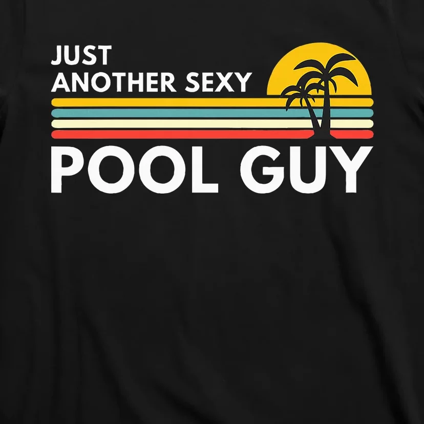 Sexy Pool Guy Palm Tree T-Shirt