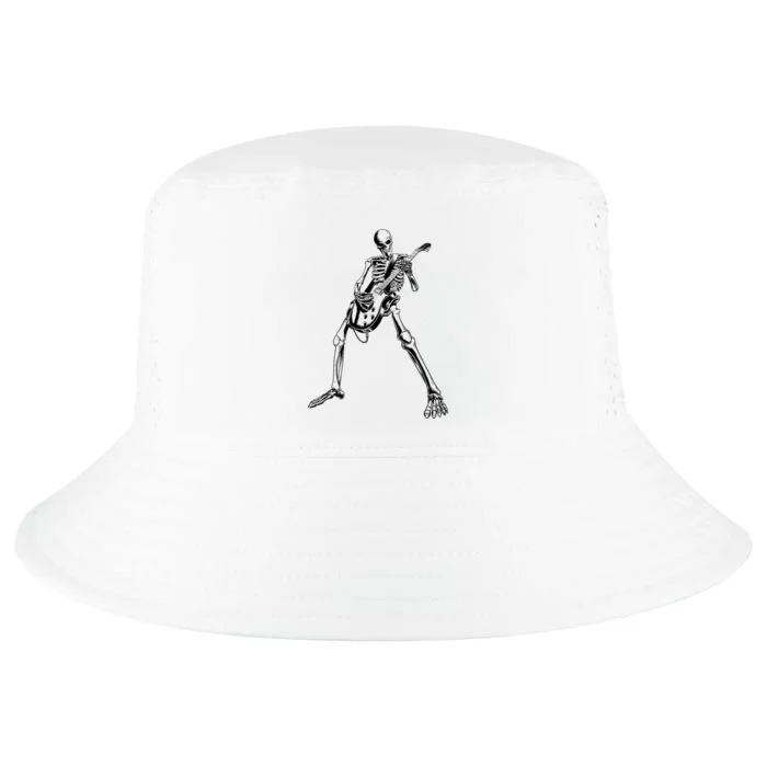 Skeleton Playing Guitar Cool Comfort Performance Bucket Hat