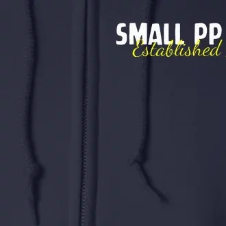 Small Pp Gang Established 1990 Funny Apparel Full Zip Hoodie