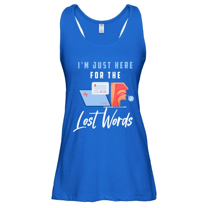 Speech Pathology Gift Cute Slp Quote Speech Therapist Gift Ladies Essential Flowy Tank