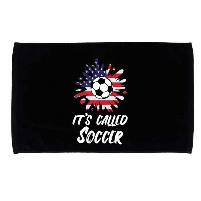 Soccer Players Gift Its Called Soccer funny futbol Long Sleeve Microfiber Hand Towel