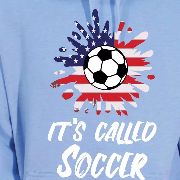 Soccer Players Gift Its Called Soccer funny futbol Long Sleeve Unisex Surf Hoodie