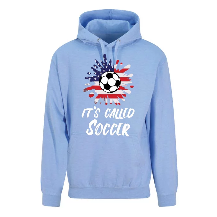 Soccer Players Gift Its Called Soccer funny futbol Long Sleeve Unisex Surf Hoodie