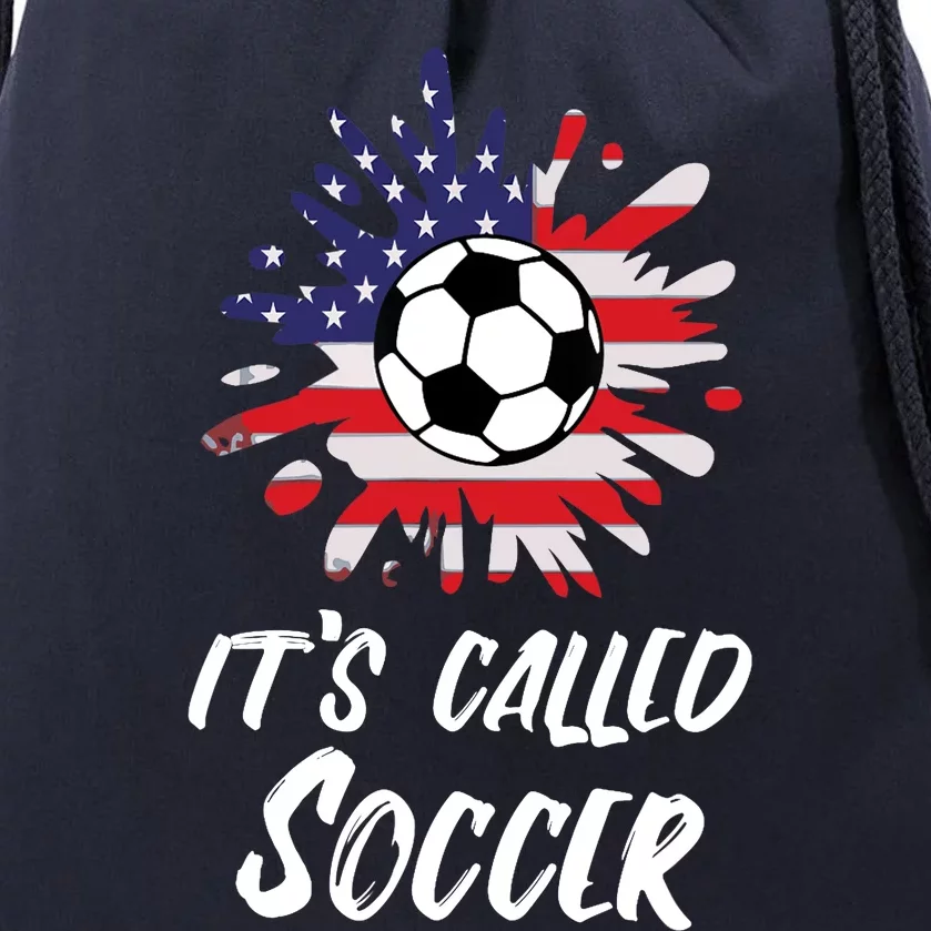 Soccer Players Gift Its Called Soccer funny futbol Drawstring Bag