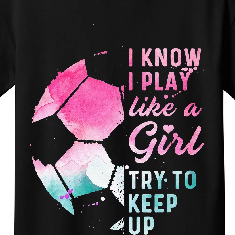 Soccer Player Gifts Team Cleats Mom Goalie Captain Kids T-Shirt