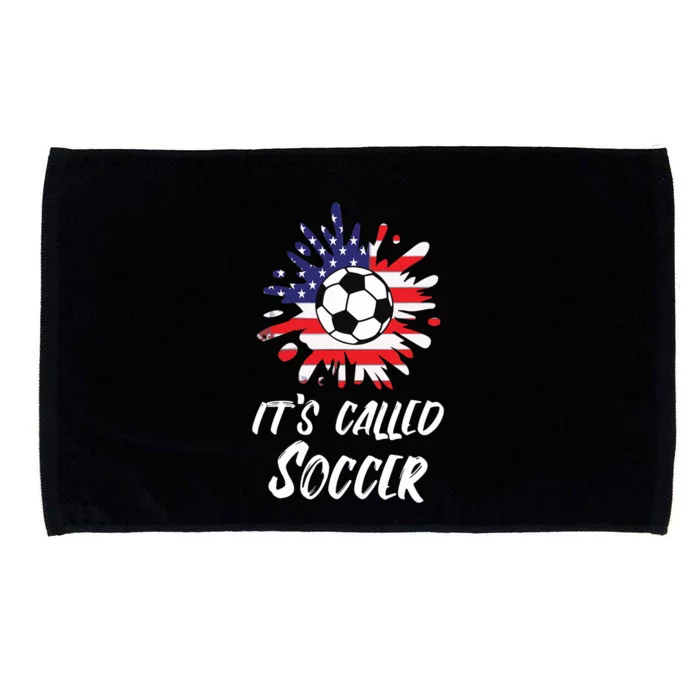 Soccer Players Gift It's Called Soccer funny futbol Microfiber Hand Towel