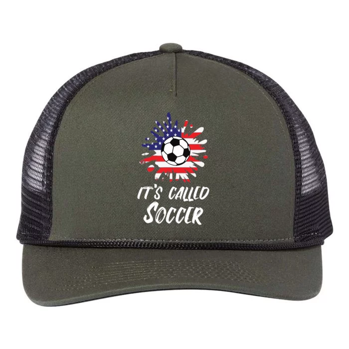 Soccer Players Gift It's Called Soccer funny futbol Retro Rope Trucker Hat Cap