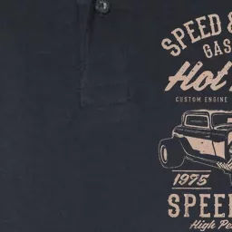 Speed & Power Gasoline Hot Rod Speed Shop Softstyle Adult Sport Polo